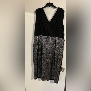 Lane Bryant sleeveless sequined dress